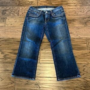 Citizens Of Humanity Willow Creek #098 Low Waist Crop Size 29